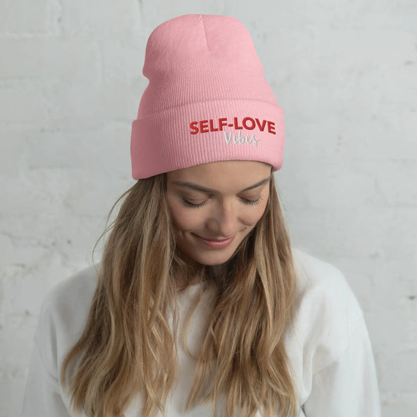 SELF- LOVE VIBES Cuffed Beanie Maiden-Art