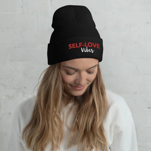 SELF- LOVE VIBES Cuffed Beanie Maiden-Art