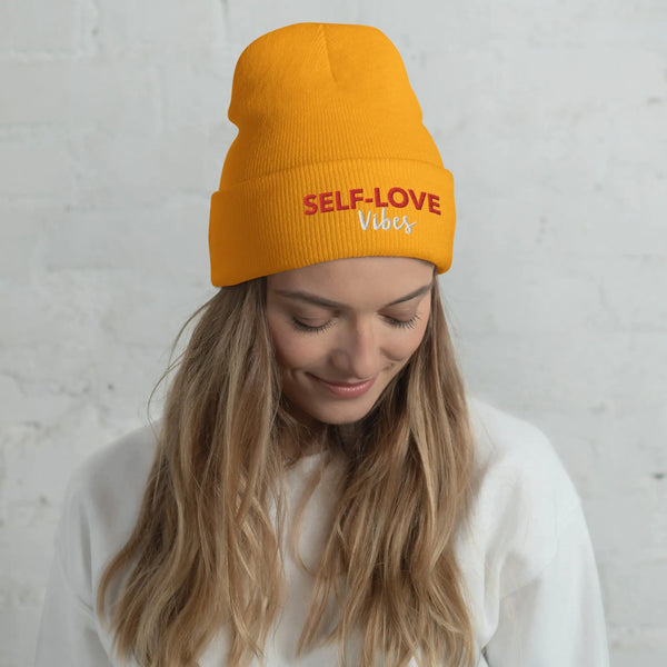 SELF- LOVE VIBES Cuffed Beanie Maiden-Art