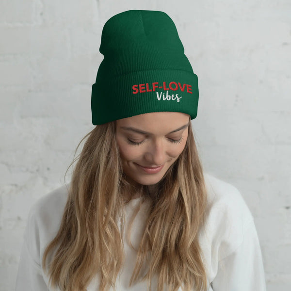 SELF- LOVE VIBES Cuffed Beanie Maiden-Art