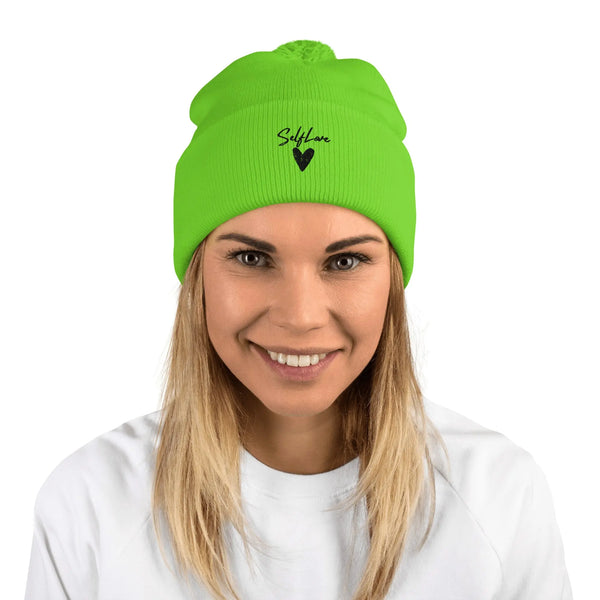 Self Love Pom-Pom Beanie Maiden-Art