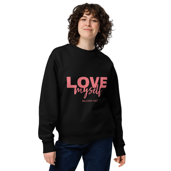 LOVE Myself Unisex eco sweatshirt Maiden-Art