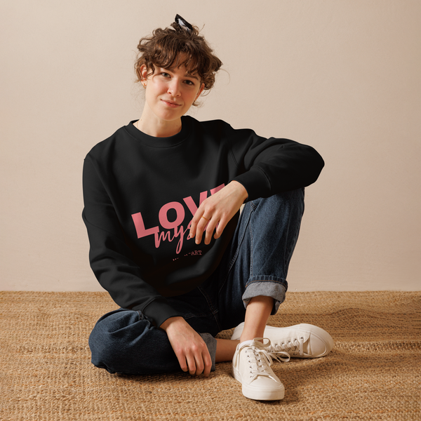 LOVE Myself Unisex eco sweatshirt Maiden-Art