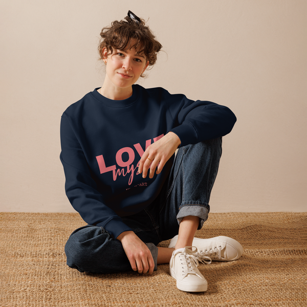 LOVE Myself Unisex eco sweatshirt Maiden-Art