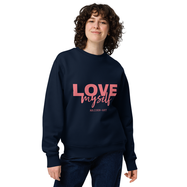 LOVE Myself Unisex eco sweatshirt Maiden-Art