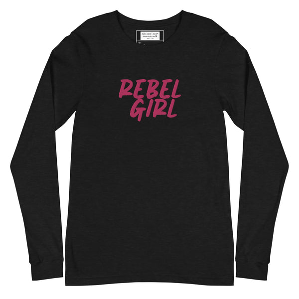 Rebel Girl Unisex Long Sleeve Tee Maiden-Art