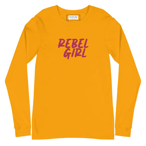 Rebel Girl Unisex Long Sleeve Tee Maiden-Art