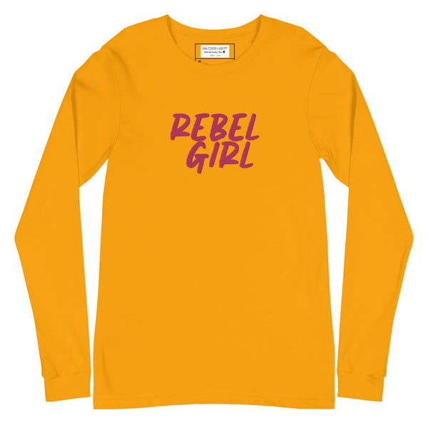 Rebel Girl Unisex Long Sleeve Tee Maiden-Art