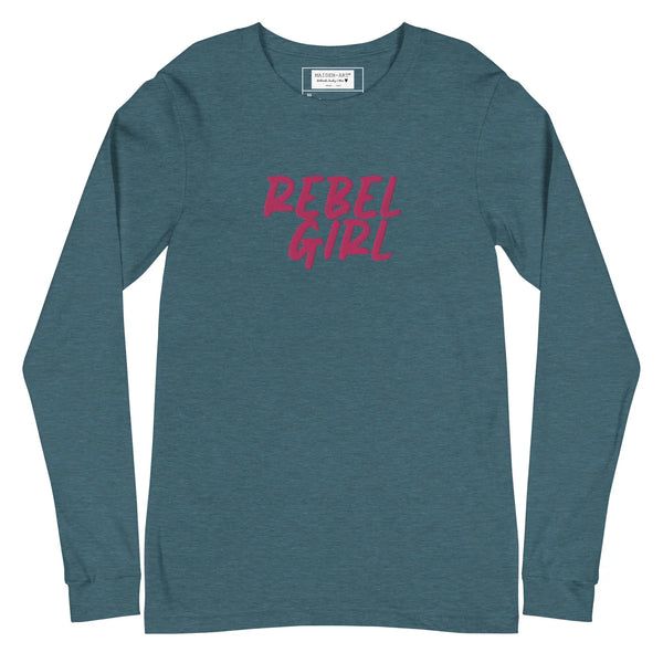 Rebel Girl Unisex Long Sleeve Tee Maiden-Art