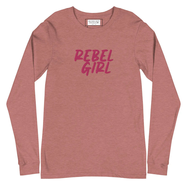 Rebel Girl Unisex Long Sleeve Tee Maiden-Art