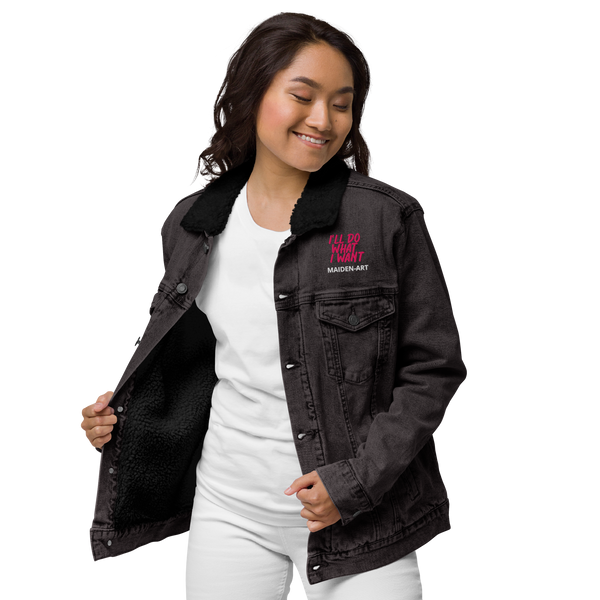 Denim sherpa jacket REBEL GIRL Maiden-Art