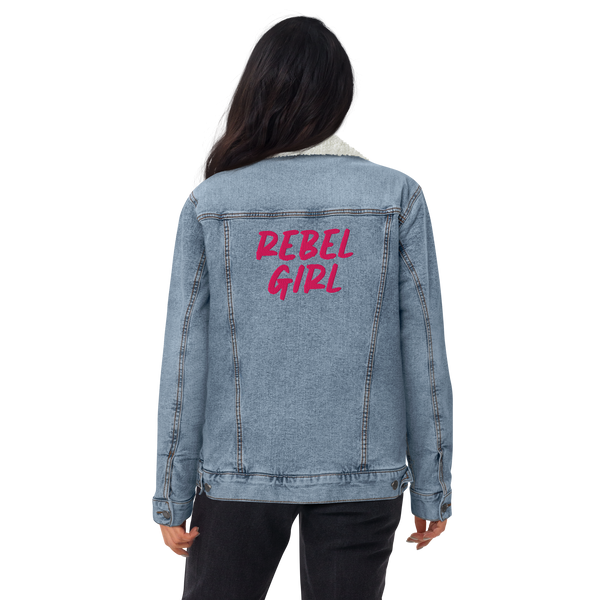 Denim sherpa jacket REBEL GIRL Maiden-Art