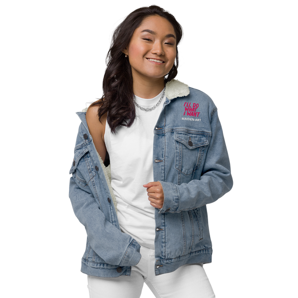 Denim sherpa jacket REBEL GIRL Maiden-Art