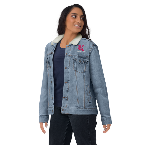 Denim sherpa jacket REBEL GIRL Maiden-Art