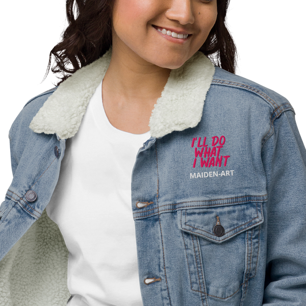 Denim sherpa jacket REBEL GIRL Maiden-Art