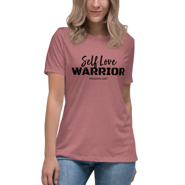 Women's relaxed t-shirt Self Love Warrior Maiden-Art